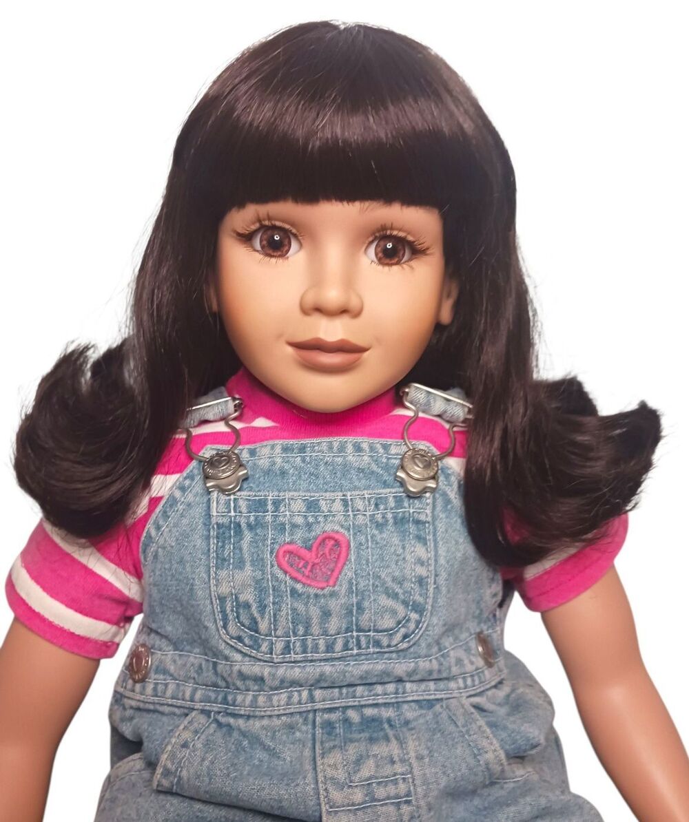 Vtg 1996 My Twinn 23" Doll PA-6748 Dark Brown Hair Brown Eyes w/ Original Outfit